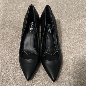 Charles By Charles David Black Pointed Heels